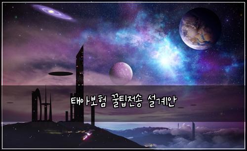 태아보험 꿀팁전송  설계안