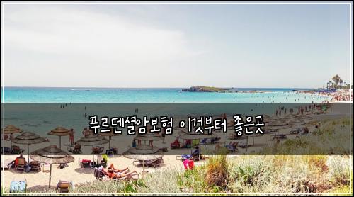 푸르덴셜암보험 이것부터  좋은곳