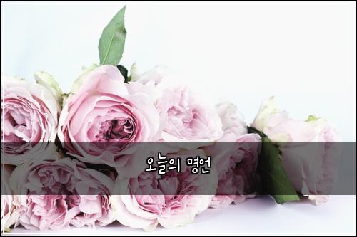 오늘의 명언