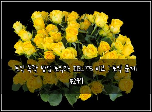 ํ ์ต ๋
ํ ๋ฐฉ๋ฒ ํ ์ต๊ณผ IELTS ๋น๊ต : ํ ์ต ๋ฌธ์ #247