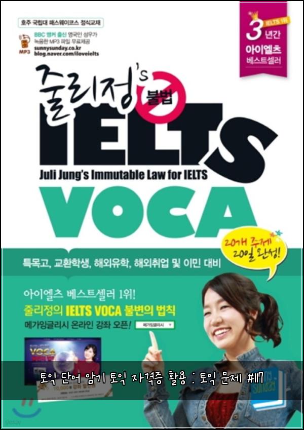 토익 단어 암기 토익 자격증 활용 : 토익 문제 #117