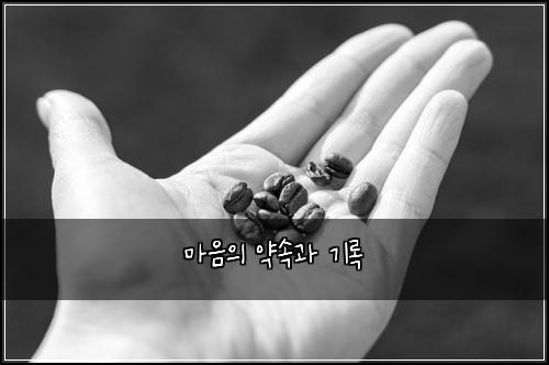마음의 약속과 기록