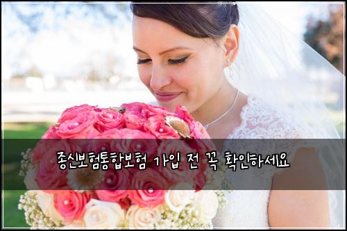 종신보험통합보험 가입 전 꼭 확인하세요